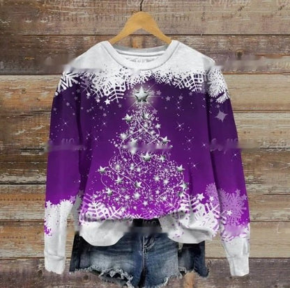 Funny Print Christmas Sweater for Ladies - Cake Pops Parties