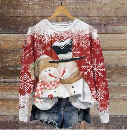 Funny Print Christmas Sweater for Ladies - Cake Pops Parties