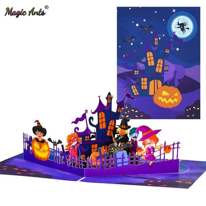 Funny Pumpkin Pop - Up Cards - Cake Pops Parties