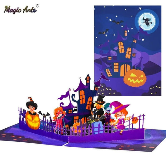 Funny Pumpkin Pop - Up Cards - Cake Pops Parties