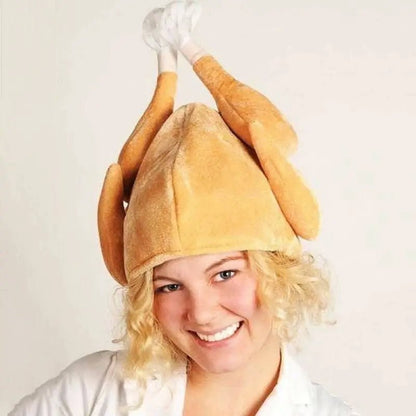 Funny Roasted Turkey Hat - Thanksgiving & Christmas Costume - Cake Pops Parties