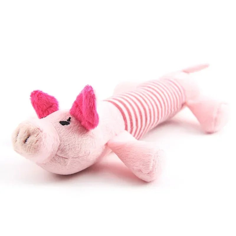 Funny Squeak Plush Dog Toy - Durable & Cute - Cake Pops Parties