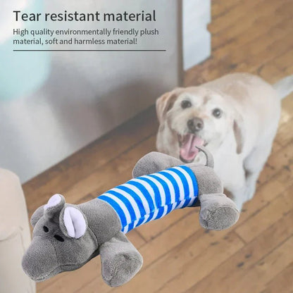 Funny Squeak Plush Dog Toy - Durable & Cute - Cake Pops Parties