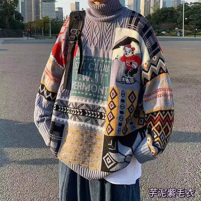 Gengar Oversize Knitted Sweater - Cake Pops Parties