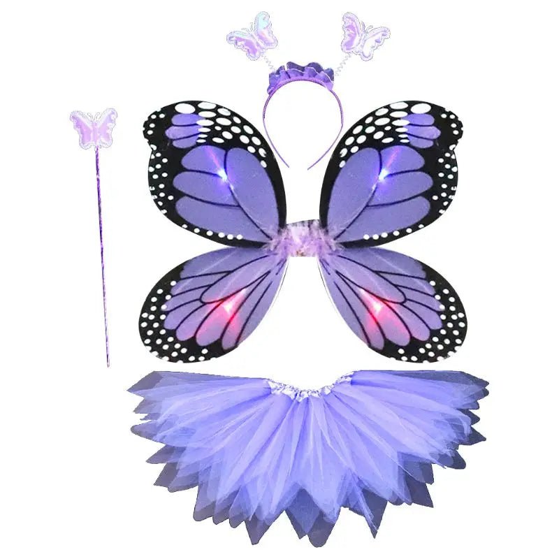 Girls LED Angel Wings Costume Set - Cake Pops Parties