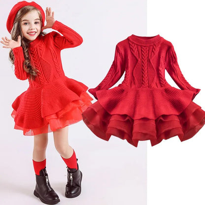 Girls Reindeer Christmas Dress - Cake Pops Parties
