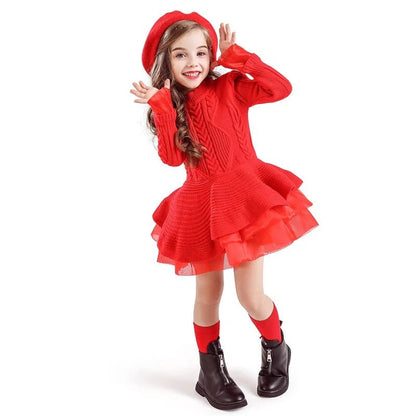 Girls Reindeer Christmas Dress - Cake Pops Parties