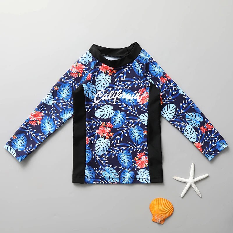 Girls Split Swimsuit | UV Protection Quick - Dry Surf Set for Big Kids - Cake Pops Parties