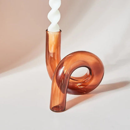 Glass Vases Clear Flower Vase Candle Holders Wedding Centerpieces Home Decoration Table Centerpieces Candlestick Holder - Cake Pops Parties