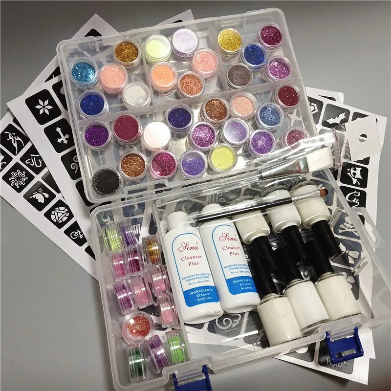 Glitter Colors Shimmer Kit - Kids DIY Nail Art - Cake Pops Parties