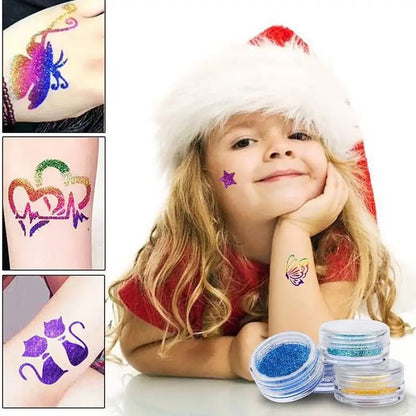 Glitter Tattoo Kit - 540 Stencils - Cake Pops Parties
