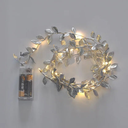 Golden Leaves String Lights - Christmas Fairy Lights - Cake Pops Parties