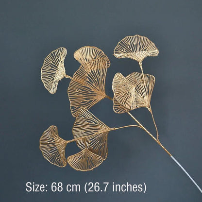 Golden Maple Leaf Christmas Decor - Cake Pops Parties