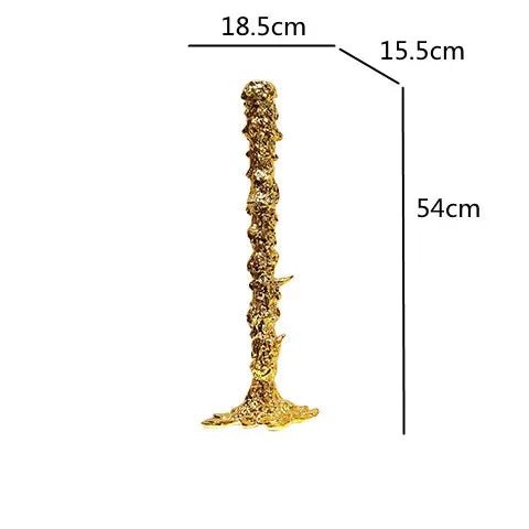 Golden Resin Candle Holder - Cake Pops Parties