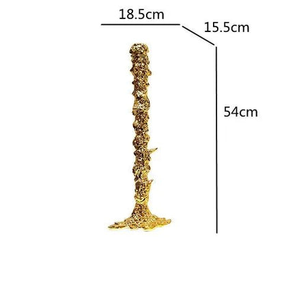 Golden Resin Candle Holder - Cake Pops Parties