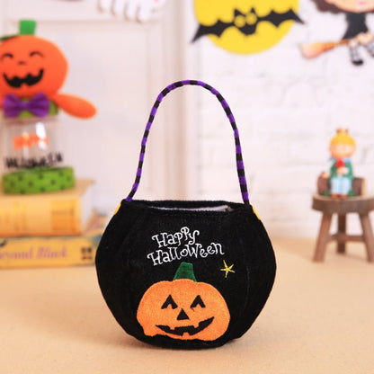 Golden Velvet Halloween Pumpkin Tote Bag - Cake Pops Parties