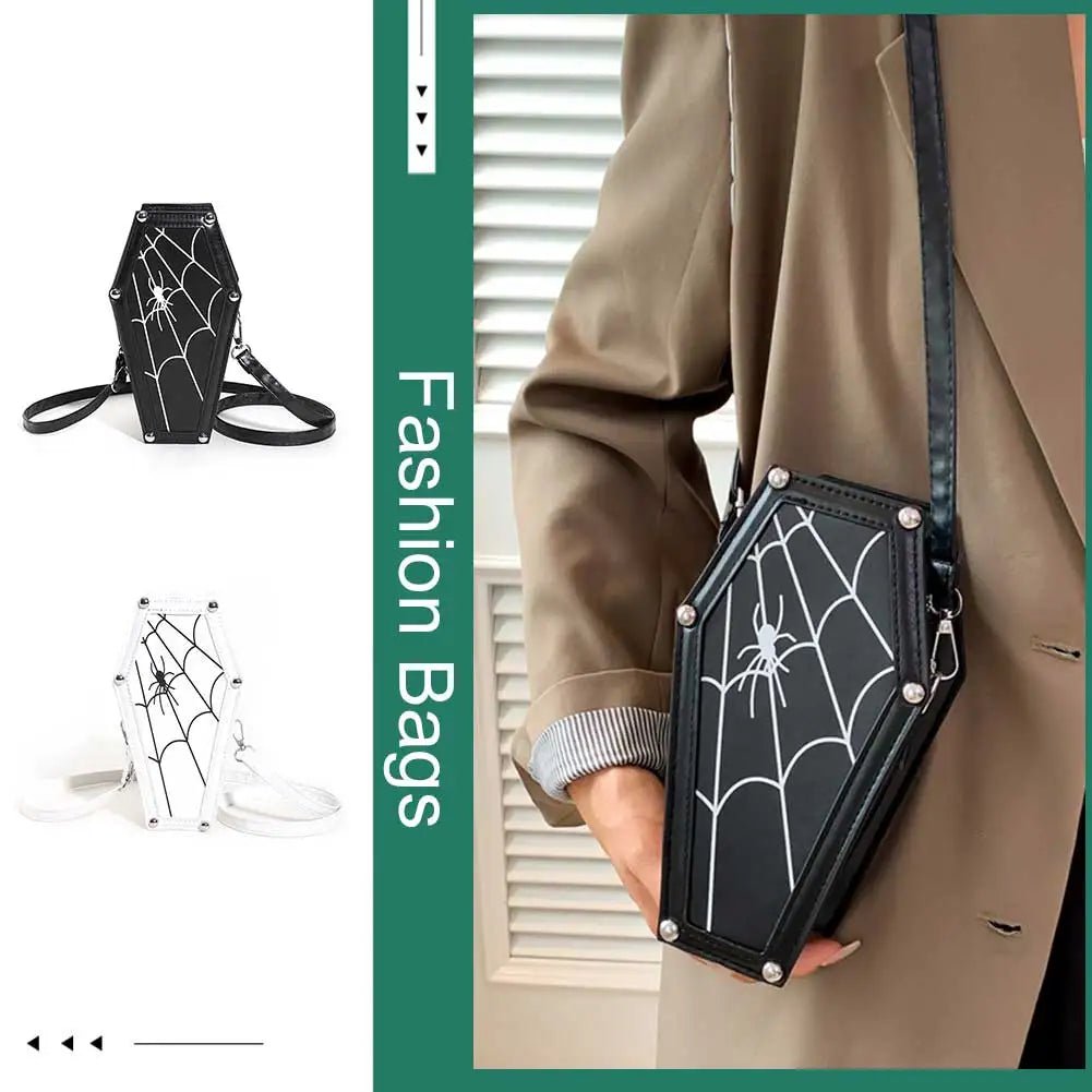Gothic Coffin Crossbody Bag - Cake Pops Parties