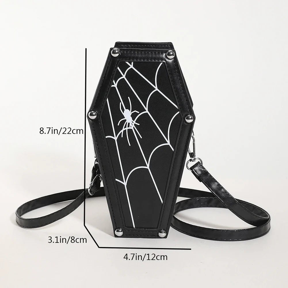 Gothic Coffin Crossbody Bag - Cake Pops Parties
