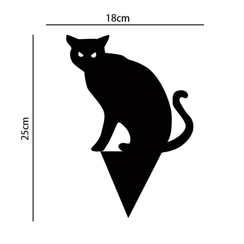 Halloween Black Cat Garden Ornaments - Cake Pops Parties
