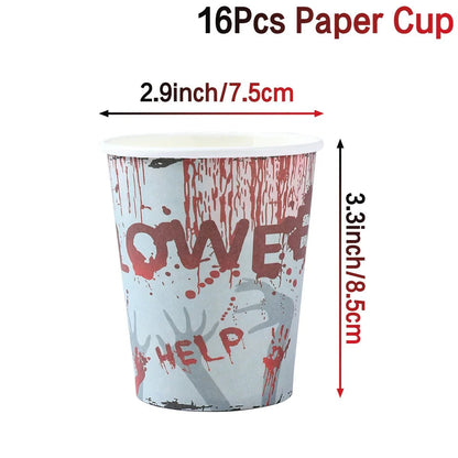 Halloween Blood Hand Party Tableware - Cake Pops Parties