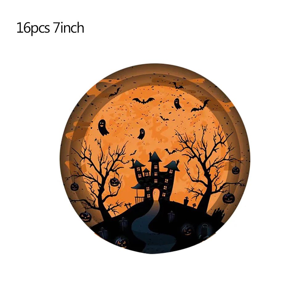 Halloween Cartoon Party Tableware Set - Cake Pops Parties