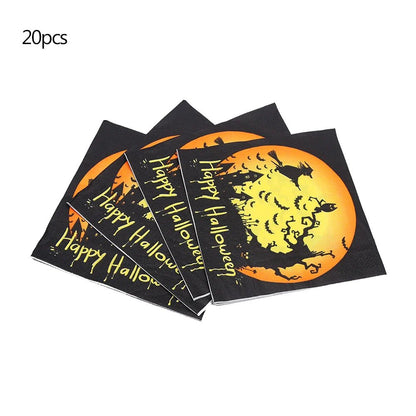 Halloween Cartoon Party Tableware Set - Cake Pops Parties