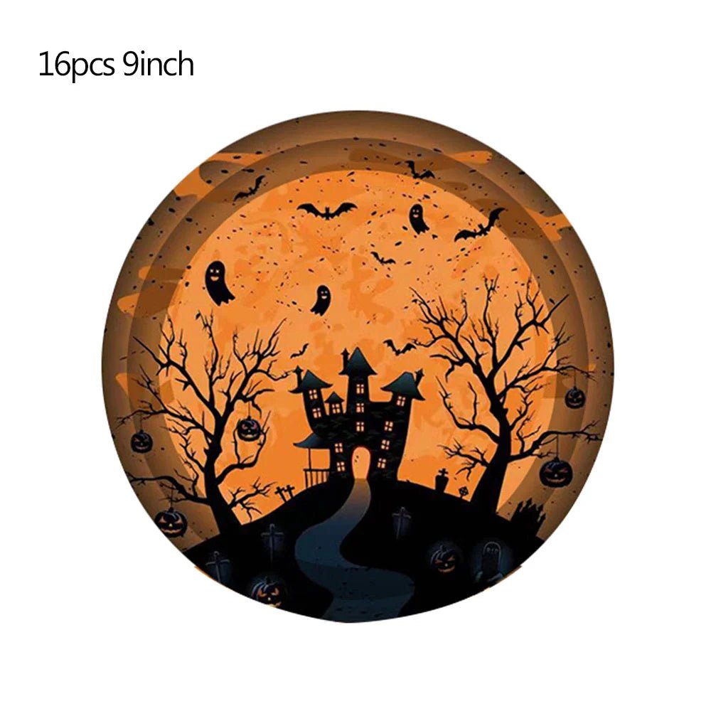 Halloween Cartoon Party Tableware Set - Cake Pops Parties