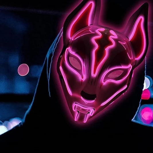 Halloween Costume Light Up Fox LED Mask - Cake Pops Parties