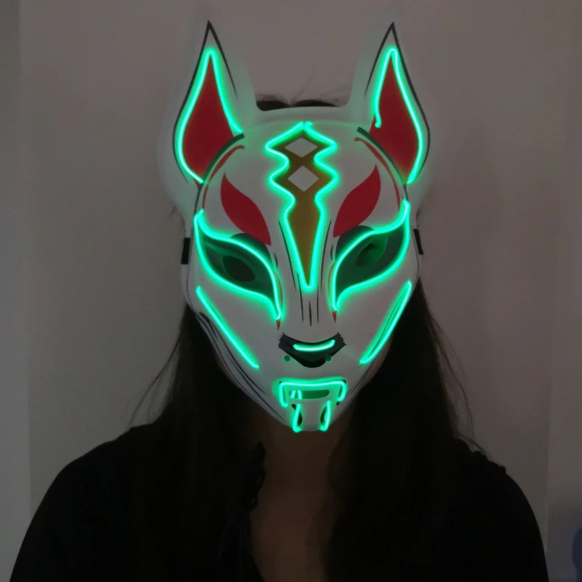 Halloween Costume Light Up Fox LED Mask - Cake Pops Parties