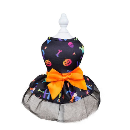 Halloween Dog Cape - Colorful Skull Design - Cake Pops Parties