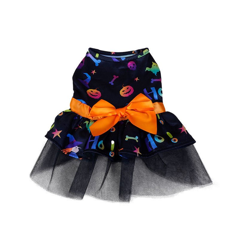 Halloween Dog Cape - Colorful Skull Design - Cake Pops Parties