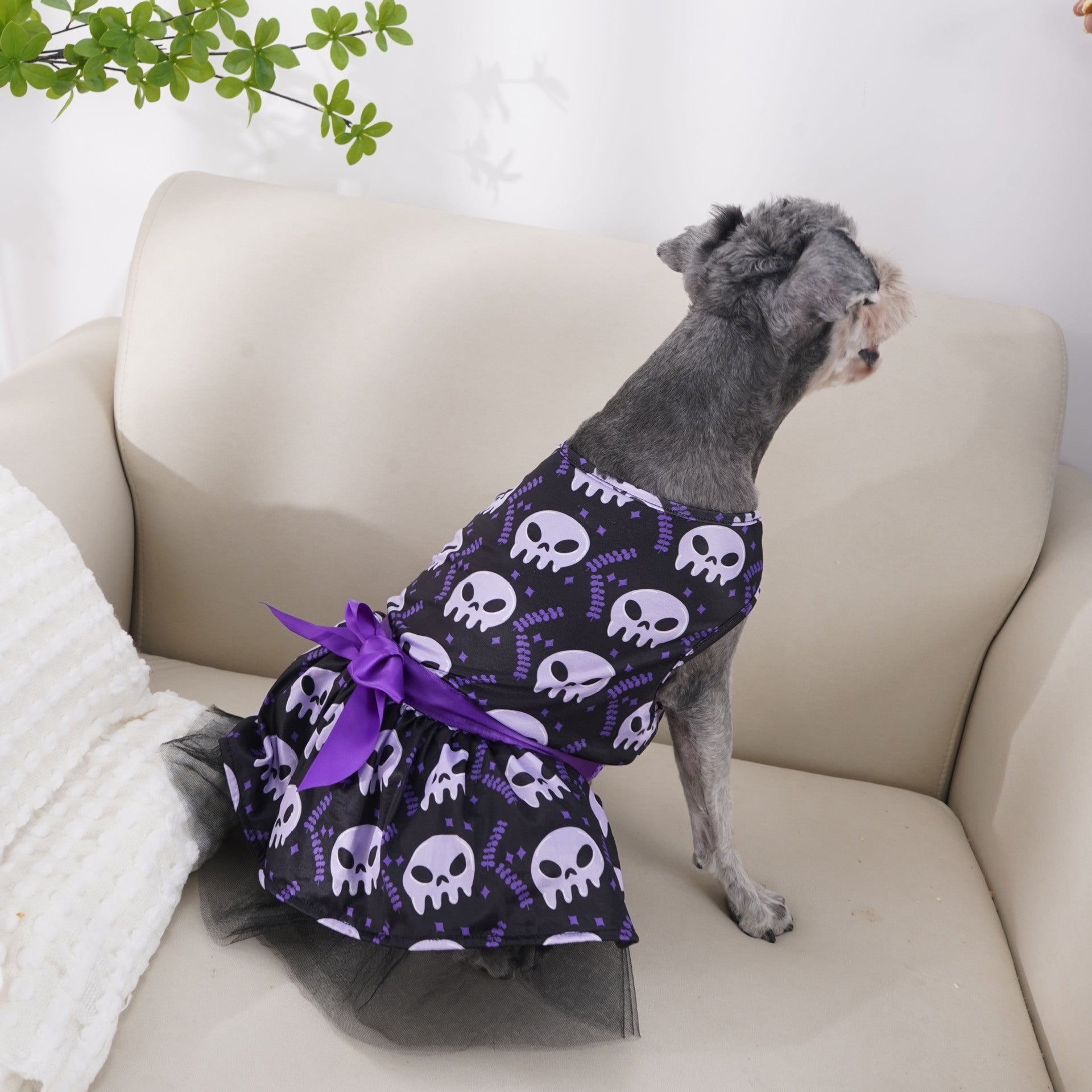 Halloween Dog Cape - Colorful Skull Design - Cake Pops Parties