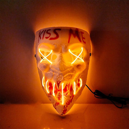 Halloween Horror Luminous Face Mask - Cake Pops Parties
