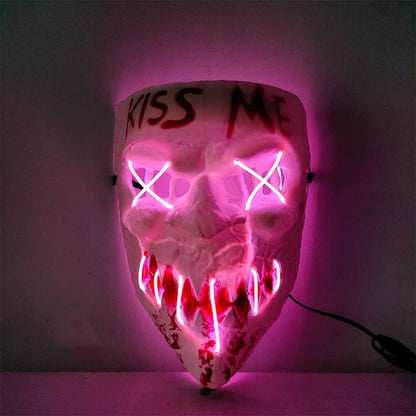 Halloween Horror Luminous Face Mask - Cake Pops Parties