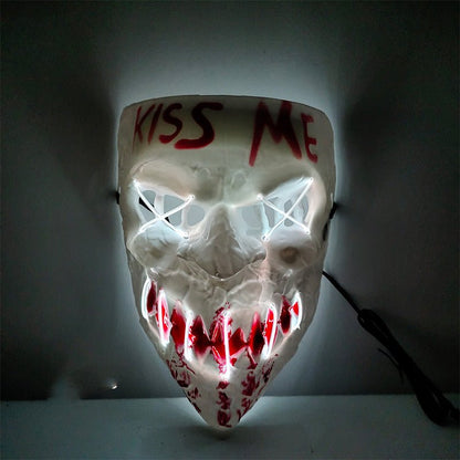 Halloween Horror Luminous Face Mask - Cake Pops Parties