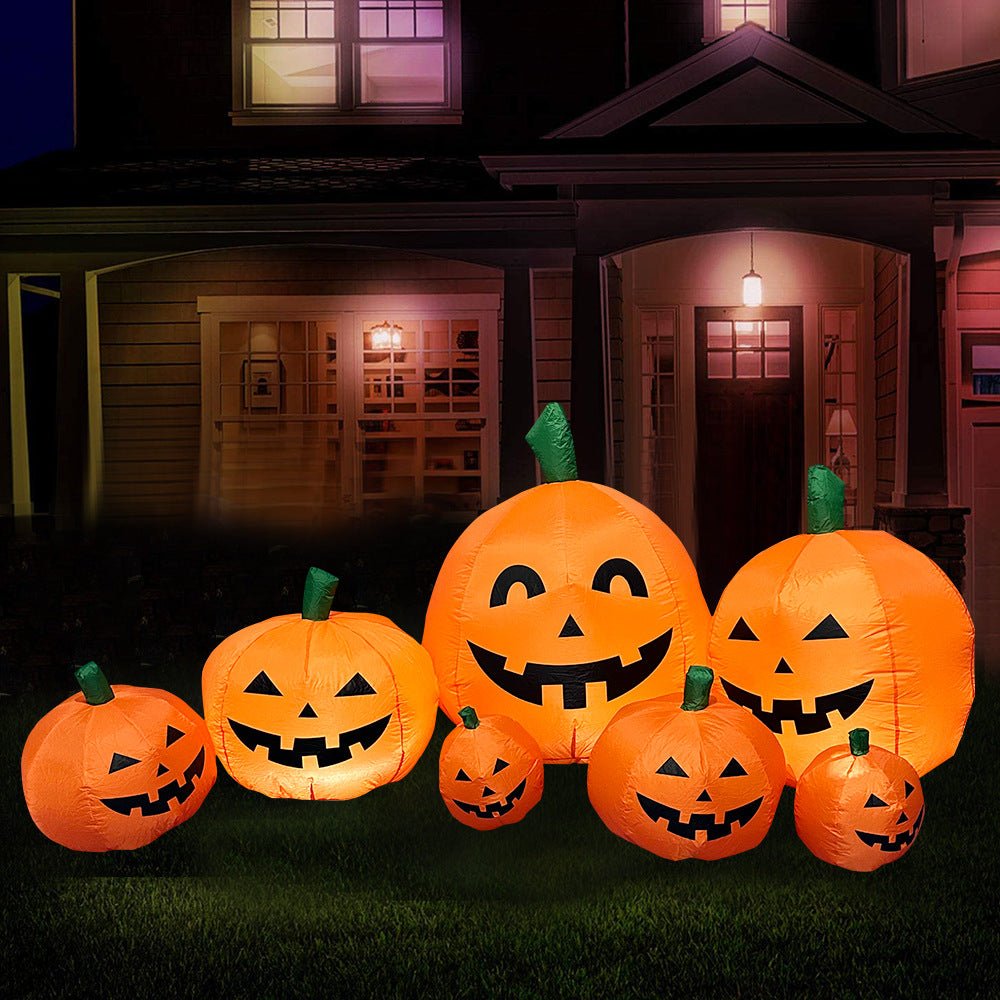 Halloween Inflatable Ghost & Pumpkin Holiday Decor - Cake Pops Parties