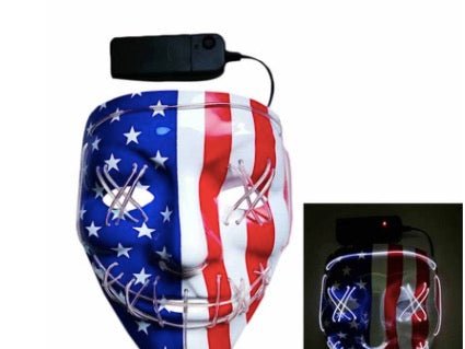 Halloween LED Light Up Mask - Cake Pops Parties