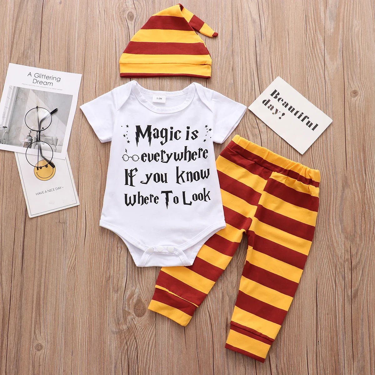 Halloween Little Wizard Baby Outfit - Cake Pops Parties