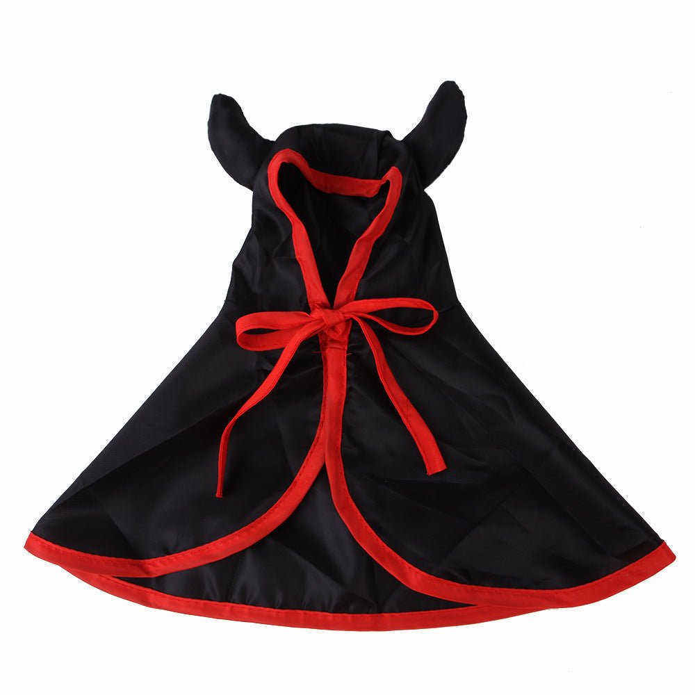 Halloween Pet Horn Cloak Cape - Cake Pops Parties