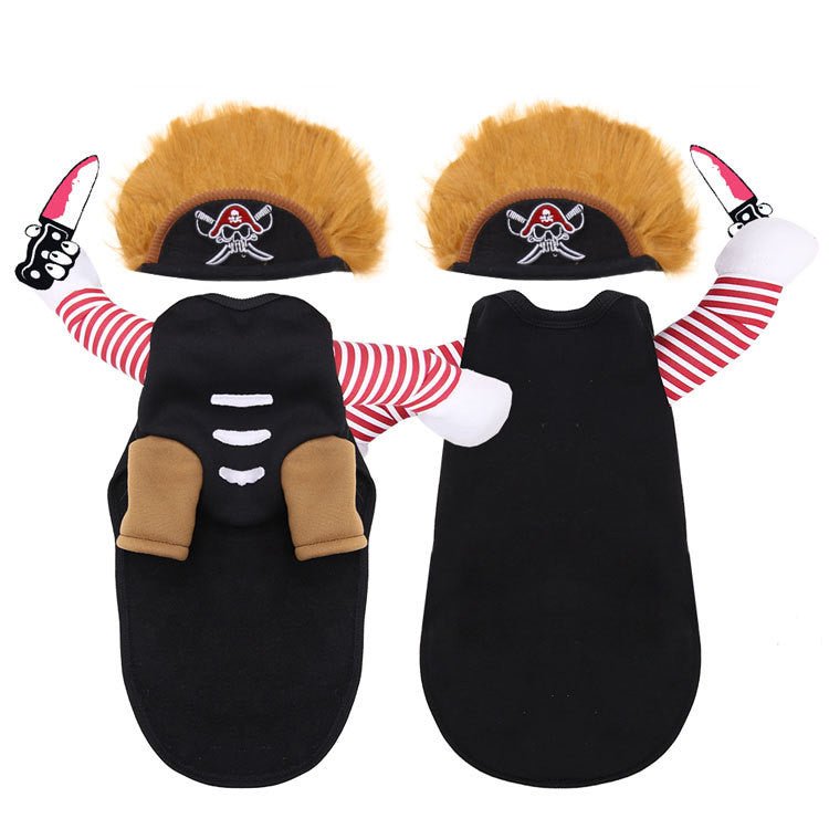 Halloween Pirate Pet Costume Set - Cake Pops Parties