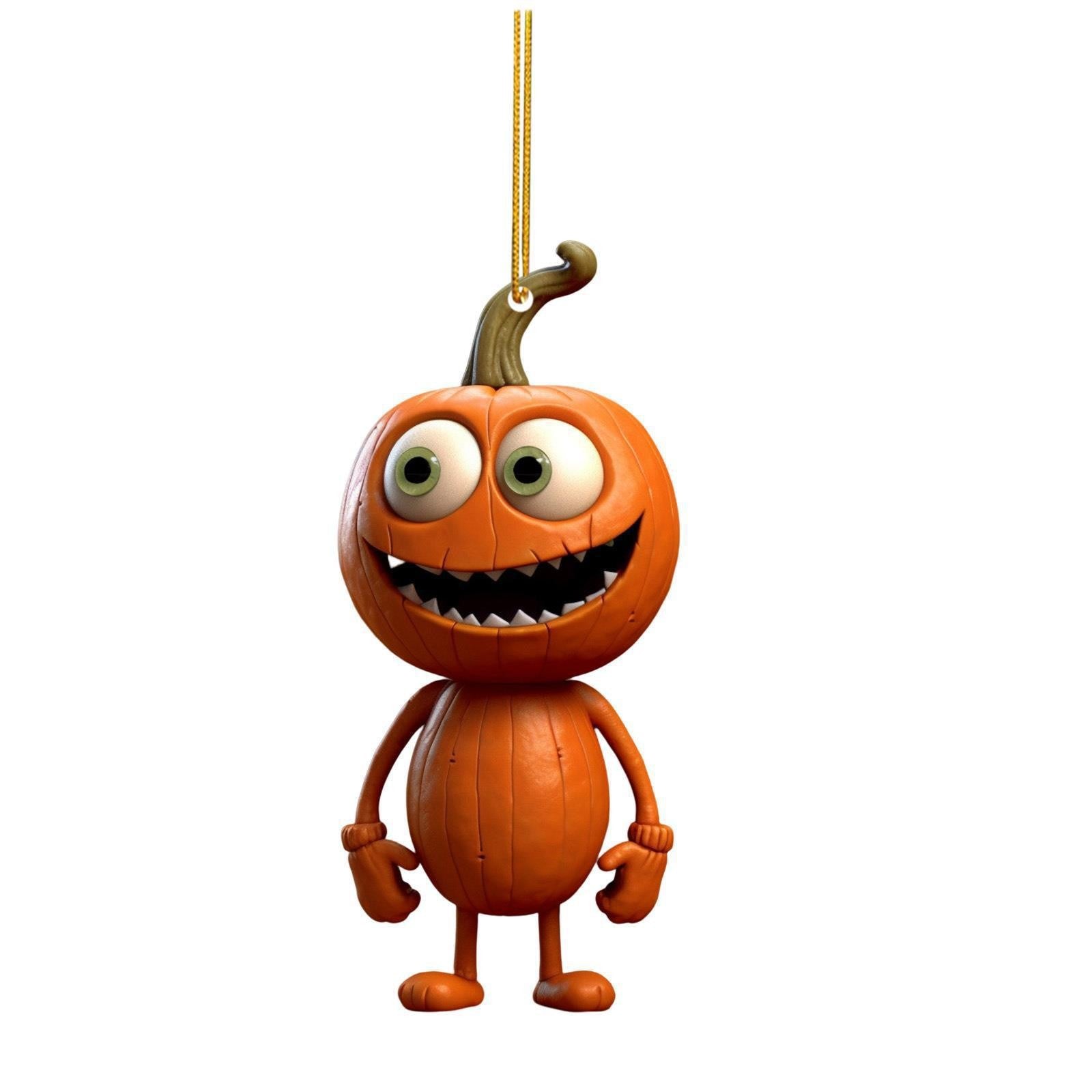 Halloween Pumpkin Car Hanging Ornament - Cake Pops Parties