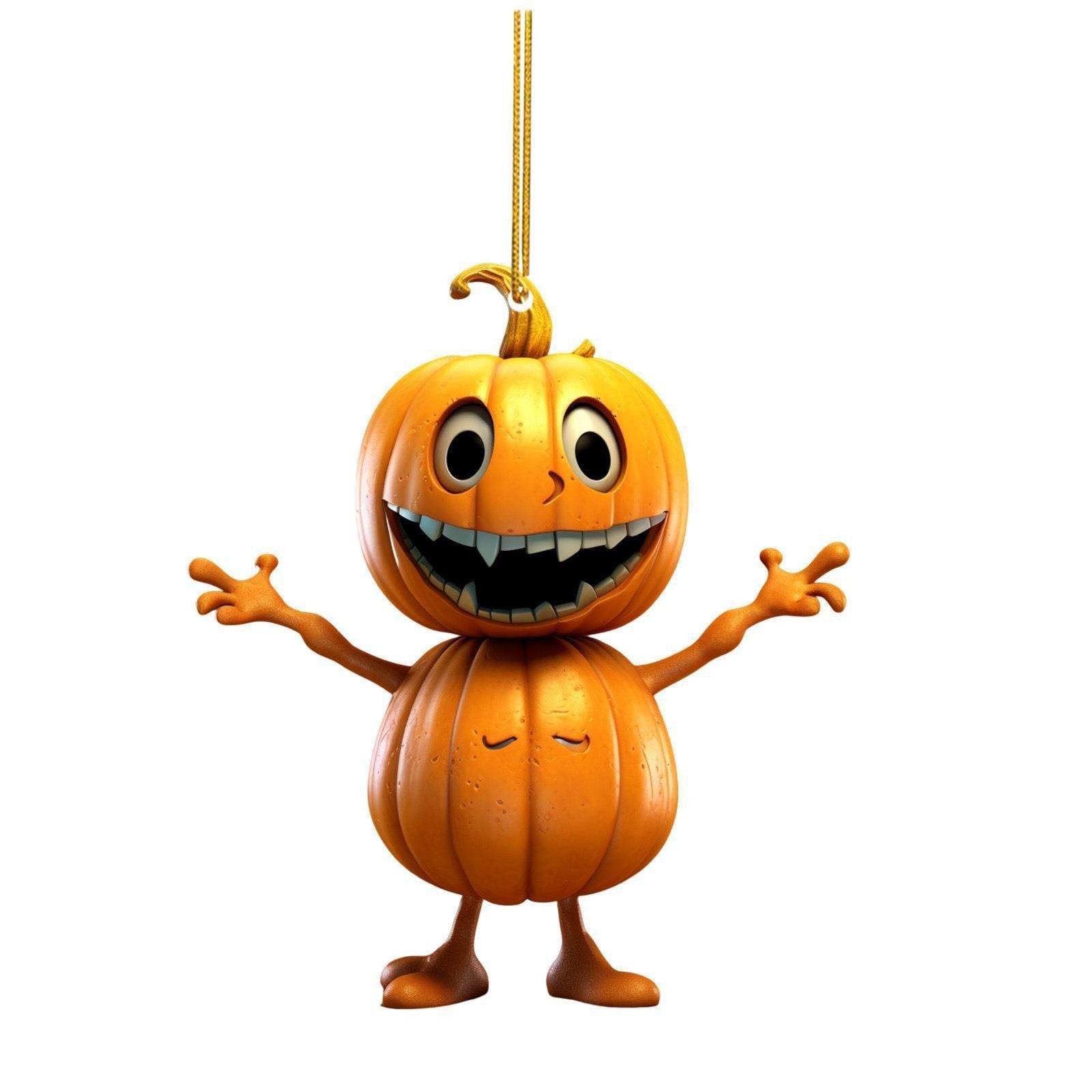 Halloween Pumpkin Car Hanging Ornament - Cake Pops Parties