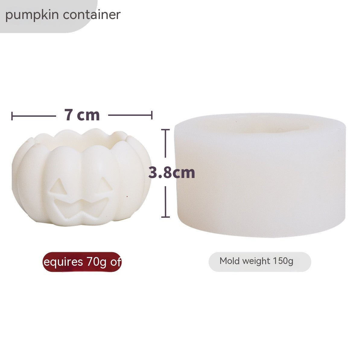 Halloween Silicone Candle Making Mold - Cake Pops Parties