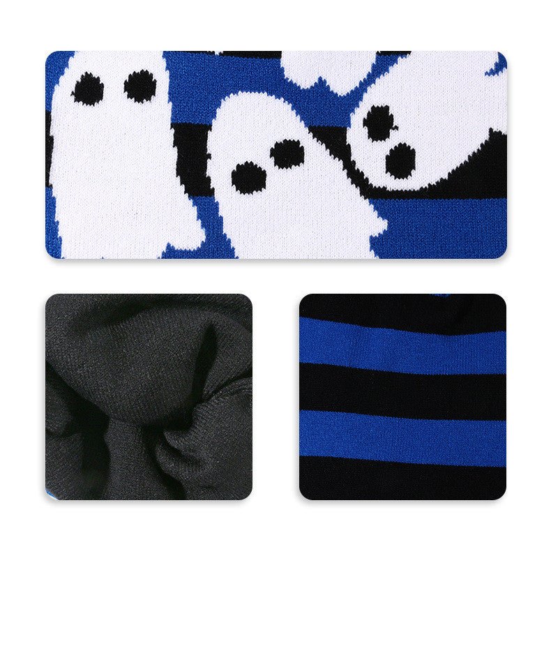 Halloween Stripes Knitted Hat - Cake Pops Parties