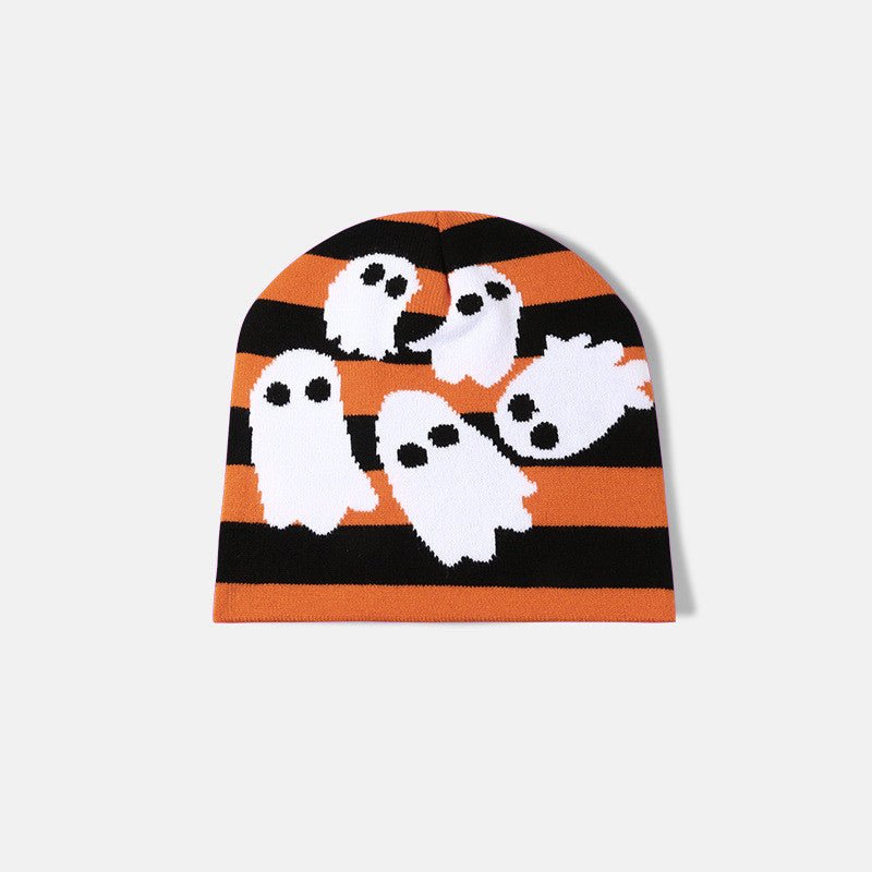 Halloween Stripes Knitted Hat - Cake Pops Parties