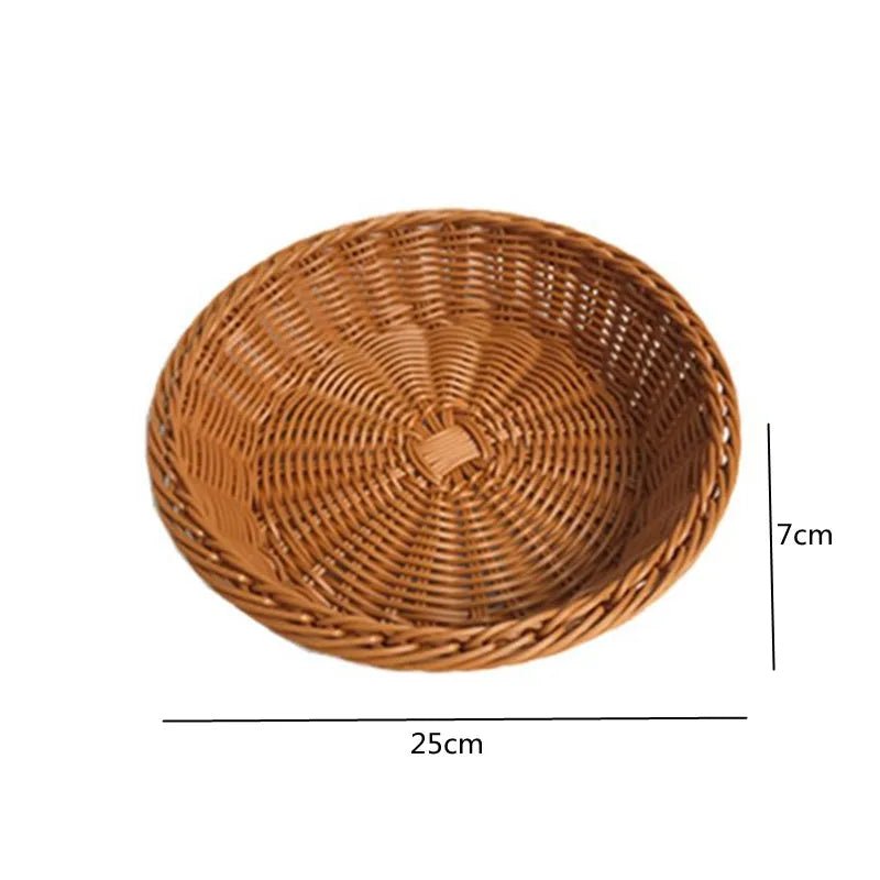 Hand - Woven Rattan Serving Baskets Set - Cake Pops Parties