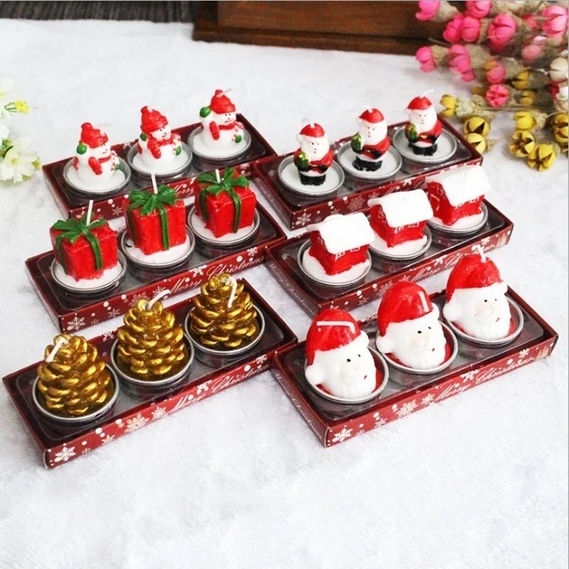 Handmade Christmas Candles - Cute Cartoon Designs - Cake Pops Parties