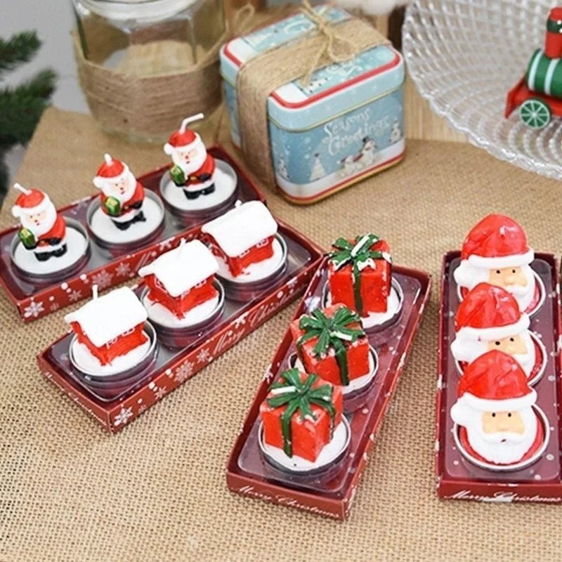 Handmade Christmas Candles - Cute Cartoon Designs - Cake Pops Parties