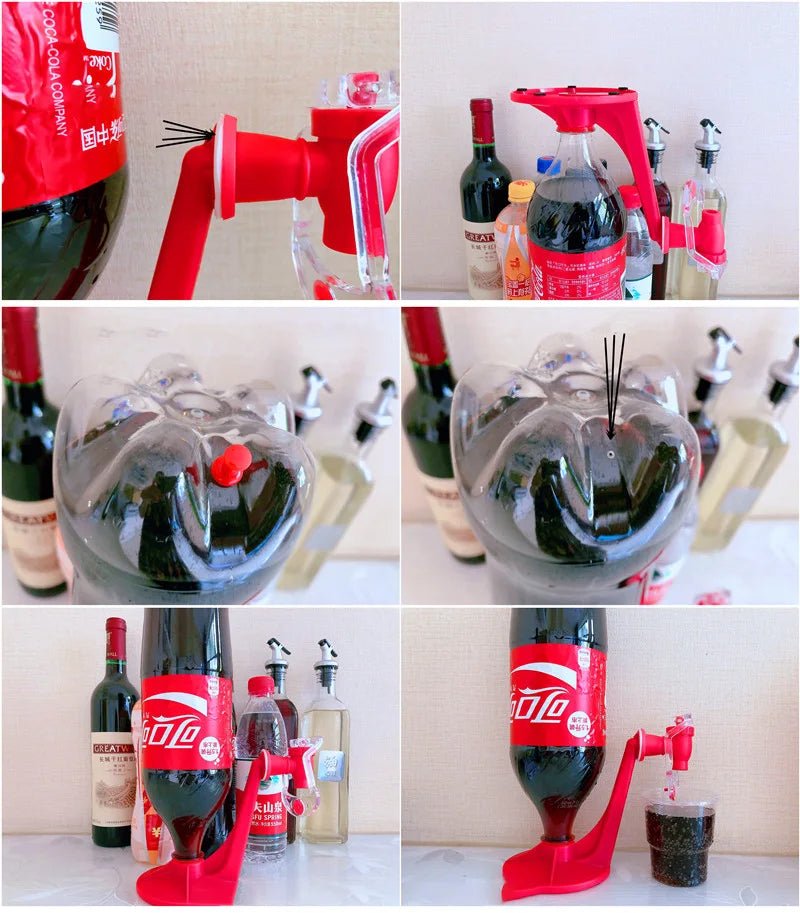 Hands - Free Coke Bottle Water Dispenser - Cake Pops Parties