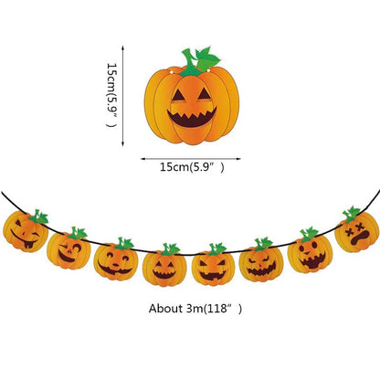 Happy Halloween Banner Garland - Cake Pops Parties